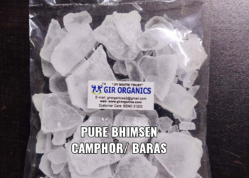 GIR ORGANICS PURE PREMIUM BHIMSEN CAMPHOR/BARASS